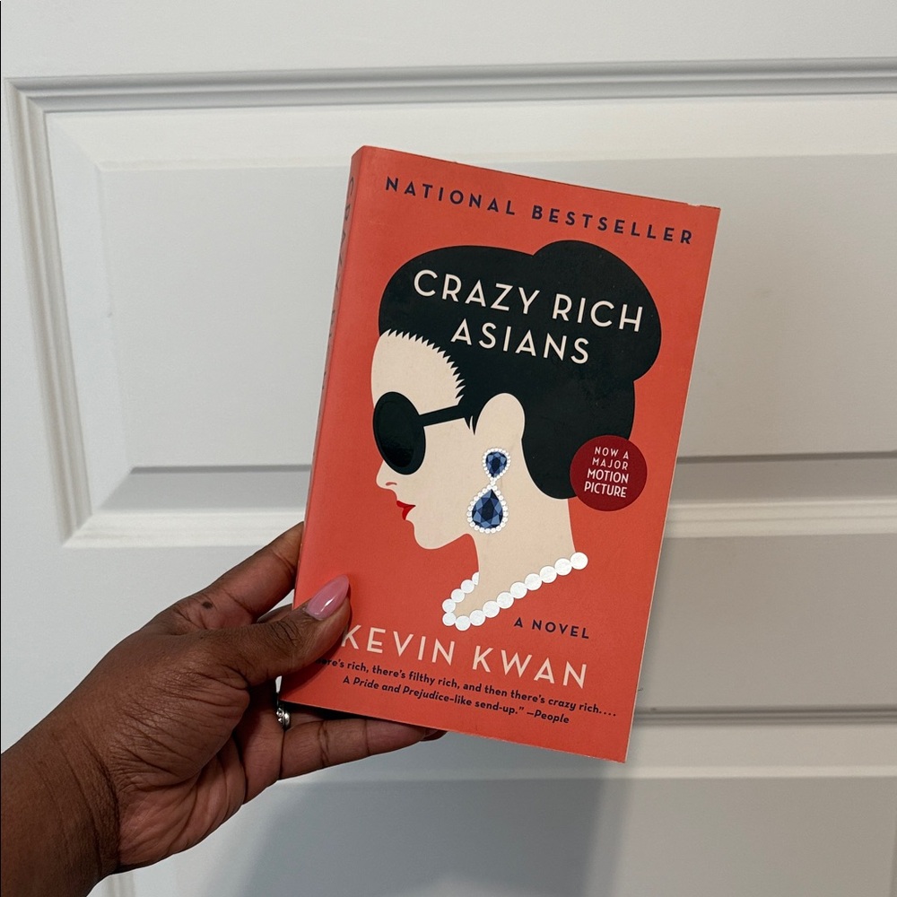 Crazy Rich Asians Novel with Red Cover
